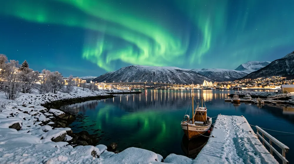 Tours para ver auroras boreales en Noruega desde Tromsø